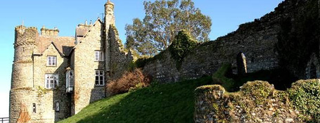 Norman Castle at Newport Pembrokeshire